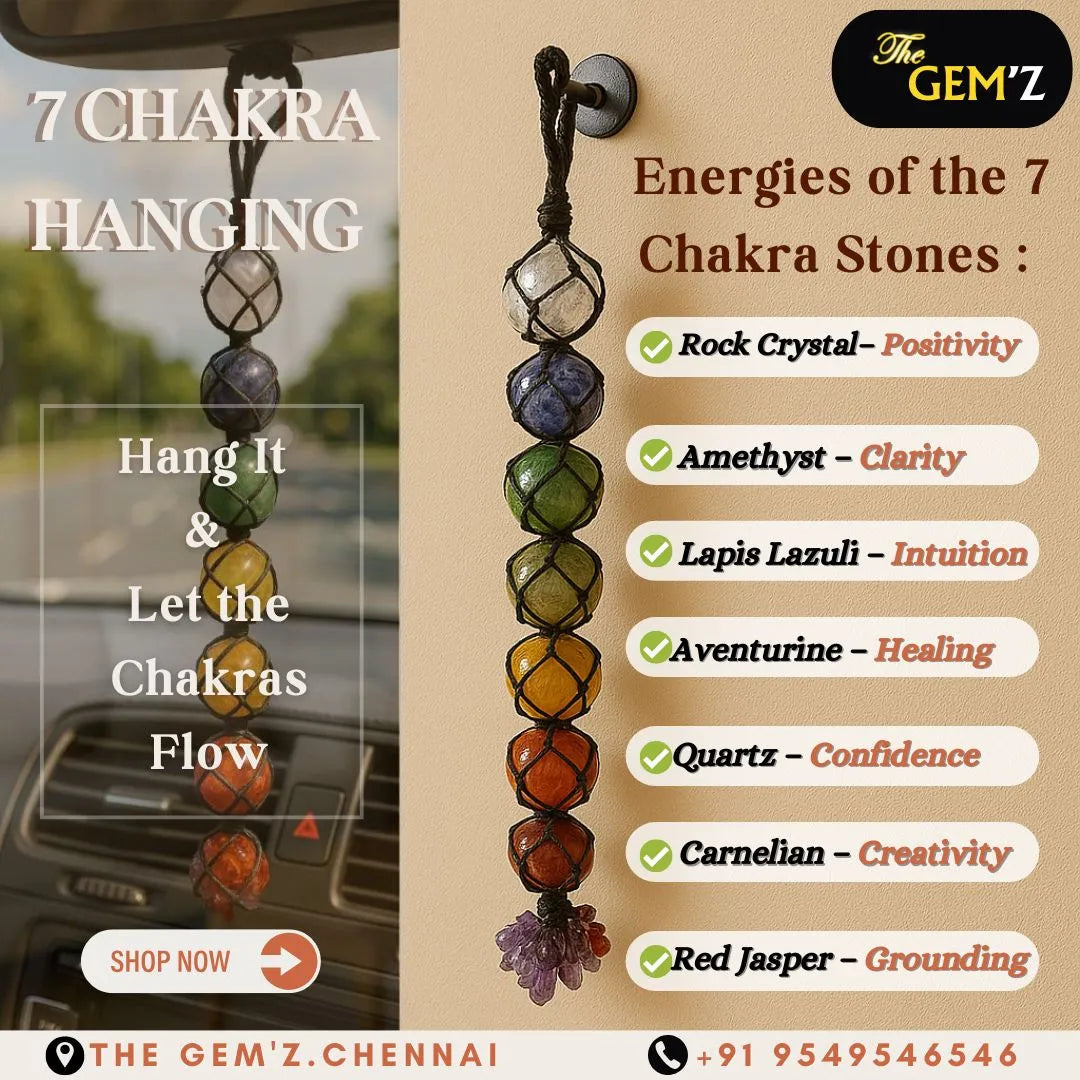 Seven Chakra Hanger – Align, Heal & Energize Your Aura