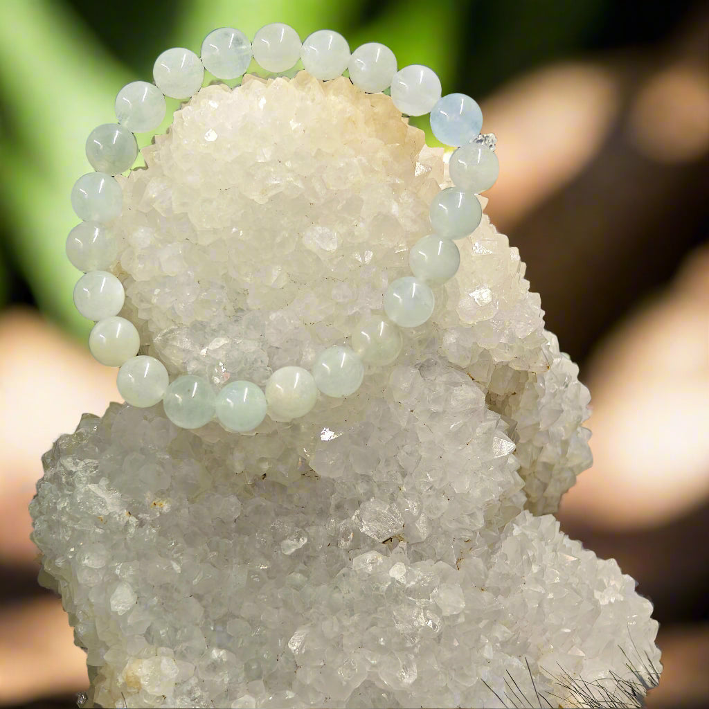 Natural Aquamarine Serenity Bracelet – Calm & Clarity