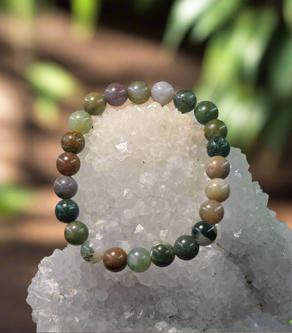 Natural Heliotrope (Bloodstone) Vitality Bracelet – Strength & Healing