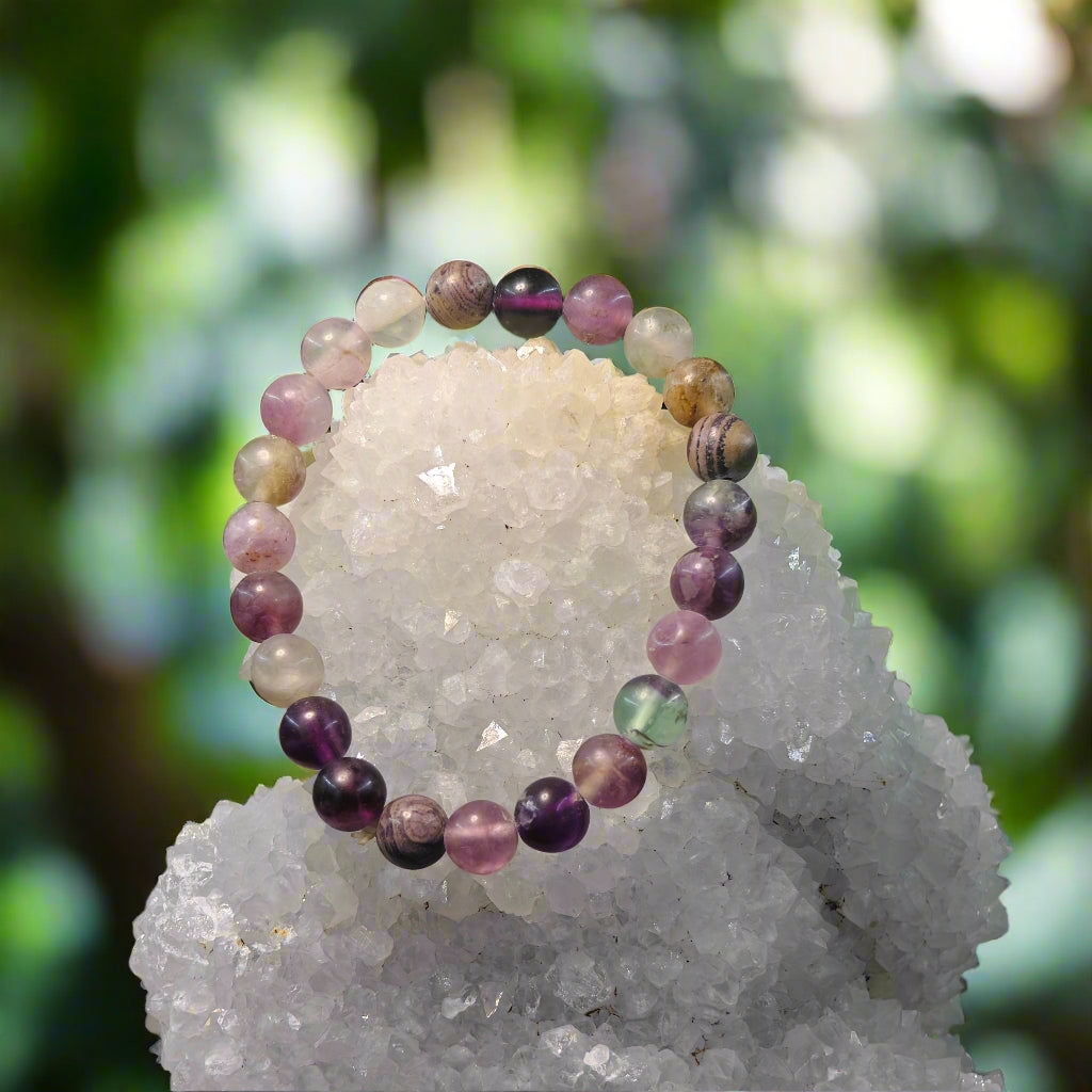 Natural Fluorite Clarity Bracelet – Focus & Balance