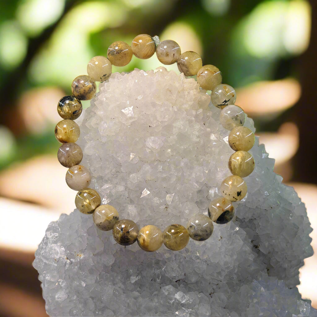 Natural Golden Rutile Bracelet – Attracts prosperity